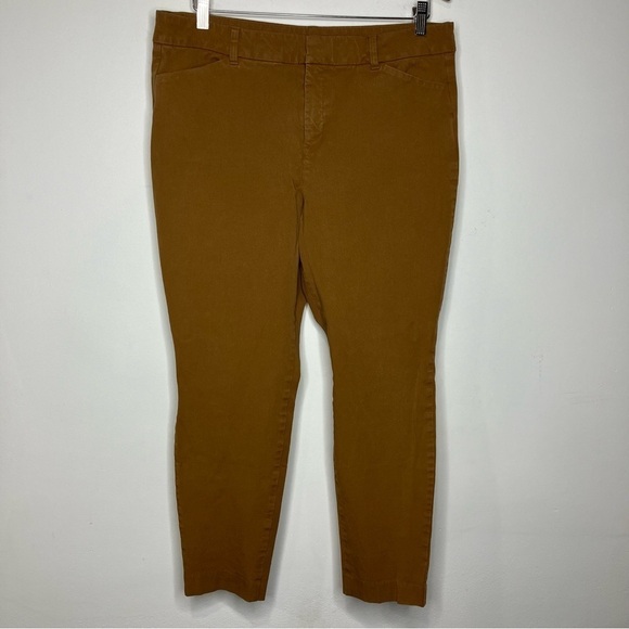 Old Navy Pixie high rise pants tan size 16 petite - Picture 2 of 6
